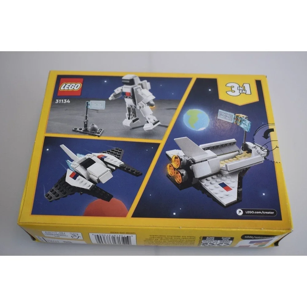 LEGO Creator 3-in-1 Space Shuttle 31134 Building Set New Sealed 144 Pieces